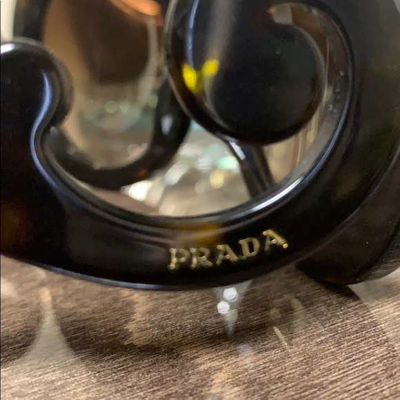 PRADA Baroque Sunglasses SPR 27N Brown - Picture 14 of 16